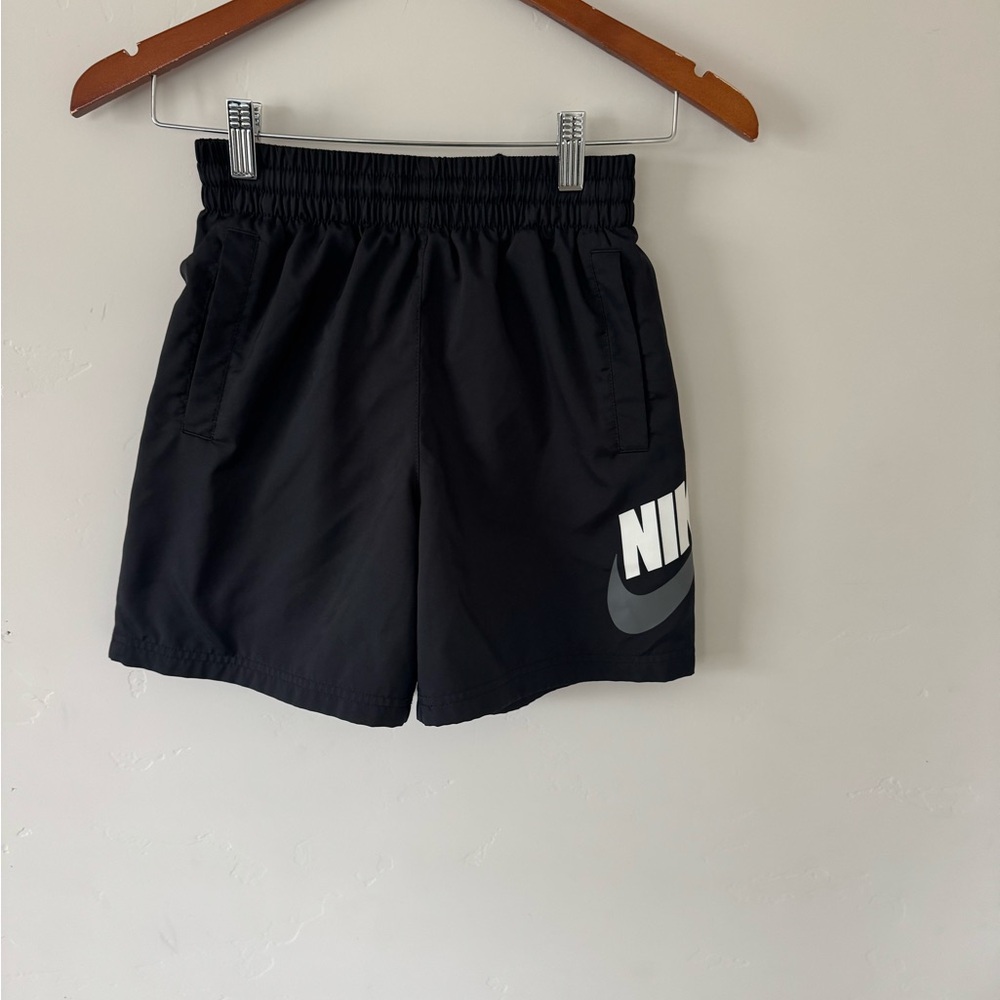 Nike Black Sports Shorts with Logo